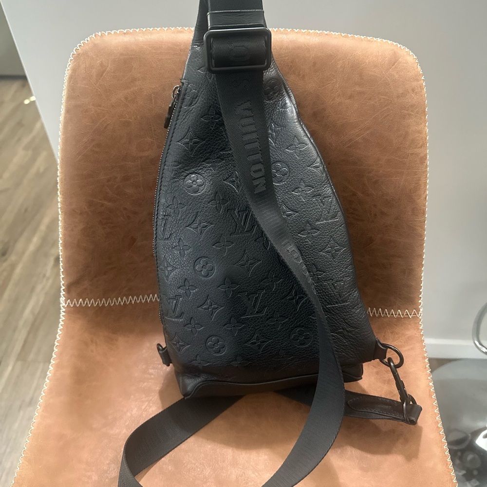Louis Vuitton Monogram Black Belt Bag